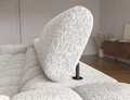 Coltar extensibil dreapta 3 locuri ELTAP, RT-20PEL, Felro, 285x181x93 cm, lemn/poliester, gri