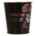Ghiveci Family, Creaciones Meng, 10x10 cm, metal galvanizat