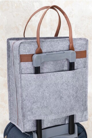 Cos depozitare, als-04263, 35x40x22 cm, fetru, gri