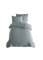 Lenjerie de pat pentru o persoana, Road Potlu - Green, EnLora Home, 70% bumbac/30% poliester