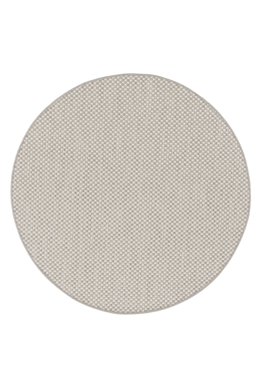 Covor (200 cm), Sisalux 3082 Round, 200x200 cm, Alb/Gri - view 2