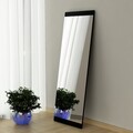 Oglinda decorativa, Siam, Azus, 40x120x2.2 cm, MDF , Negru