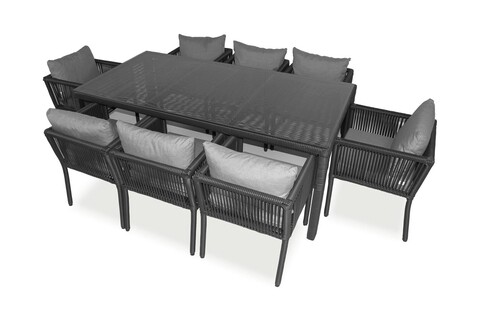 Set mobilier de gradina, jumilla, vera 200, gri