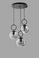 Lustra, Stala, 846STL2819, Metal, Negru