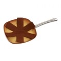 Tigaie grill Ceramica Do Brazil, Cooking by Heinner, 28x4 cm, aluminiu
