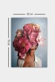 Tablou decorativ, 6019200972981-5070, Canvas, Lemn, Multicolor
