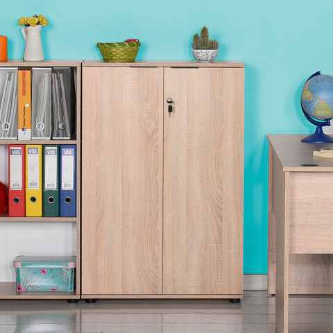 Dulap multifunctional, adore, rkt-332-ss-1, 72x109x34 cm, pal, sonomo