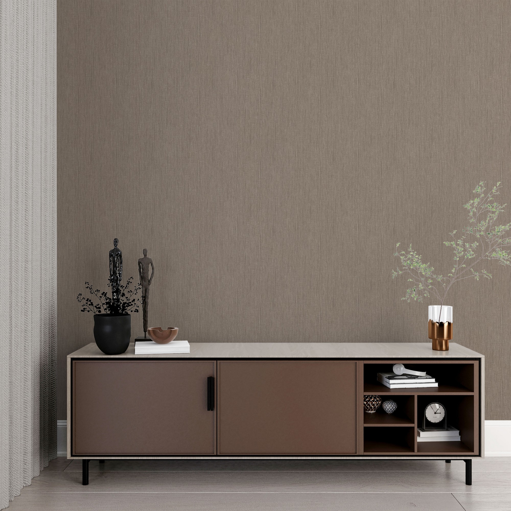 Tapet, Him Collection v2, Lățime: 106 cm Lungime: 1005 cm, Maro