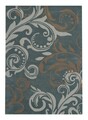 Covor Waves Bedora, 200x300 cm, 100% lana, multicolor, finisat manual