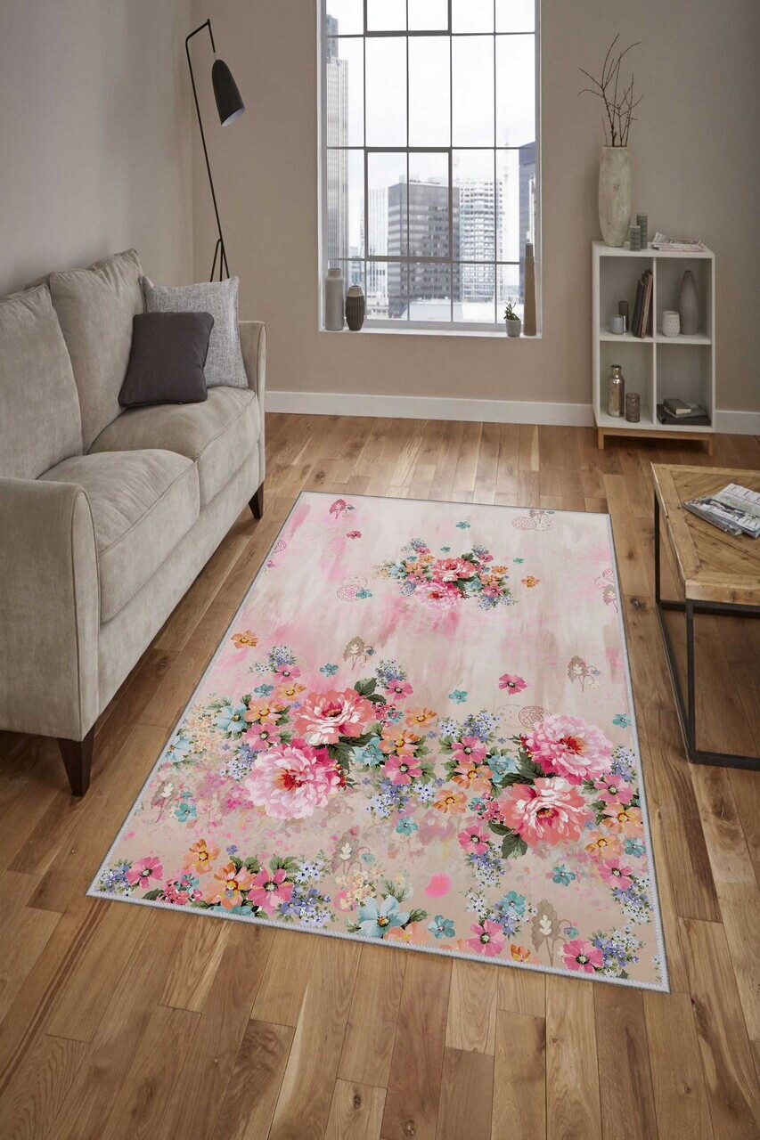 Covor Exfab316 80x200 cm Poliester Multicolor