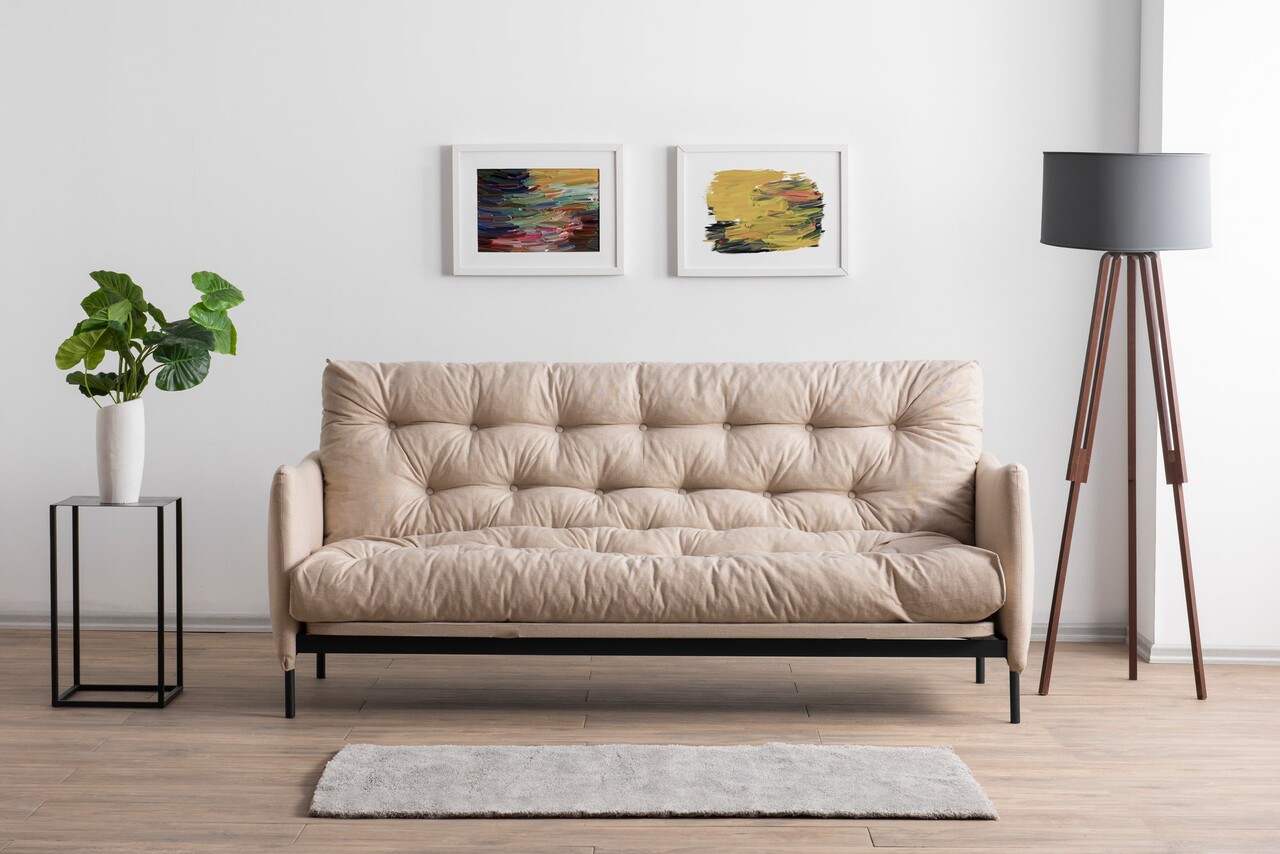 Canapea extensibila 3 locuri, Atelier del Sofa, 859FTN2853, Crem - imagine 2