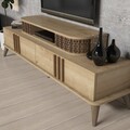 Comoda TV, Hommy Craft, Eylul, 168x39x51 cm, PAL, Stejar