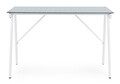 Birou Archimede, Bizzotto, 113 x 58 x 73 cm, otel/sticla temperata