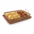 Set tava de copt cu sita antiaderenta, Blaumann,  32.5 x 24.2 cm, aramiu