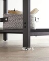 Birou, Vasagle, Alinru, 120 x 60 x 75 cm, PAL/otel, negru
