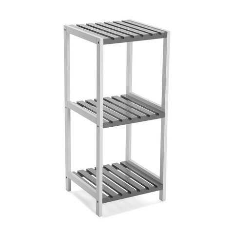 Organizator baie cu 3 rafturi Ellis, Versa, 34 x 33 x 79 cm, MDF/metal