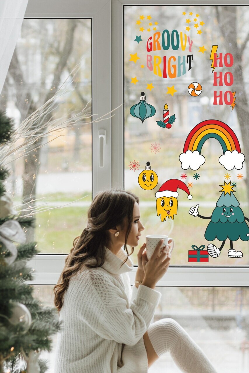 Sticker decorativ, 309010, 30 x 50 cm, Multicolor — imaginea 2