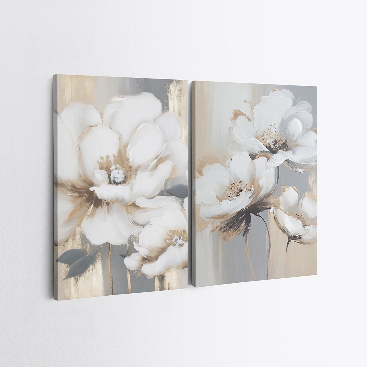 Set 2 tablouri decorative, 2KNV4235, Lemn, Multicolor - view 2