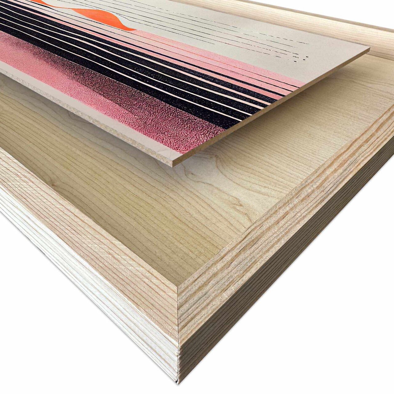 Tablou decorativ, Ahsakca, Fundal: 100% MDF de arțar (grosime: 2,7 mm) Vopsea: 100% MDF (grosime: 5 mm), Multicolor - view 5