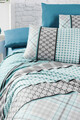 Lenjerie de pat pentru o persoana Single XL (DE), Life - Green, Life Style, Bumbac Ranforce
