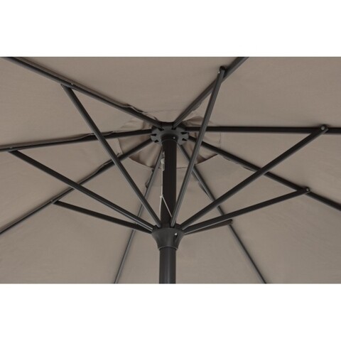 Umbrela pentru gradina / terasa, Kalife, Bizzotto, Ø 300 cm, stalp Ø 46 / 48 mm, aluminiu/poliester