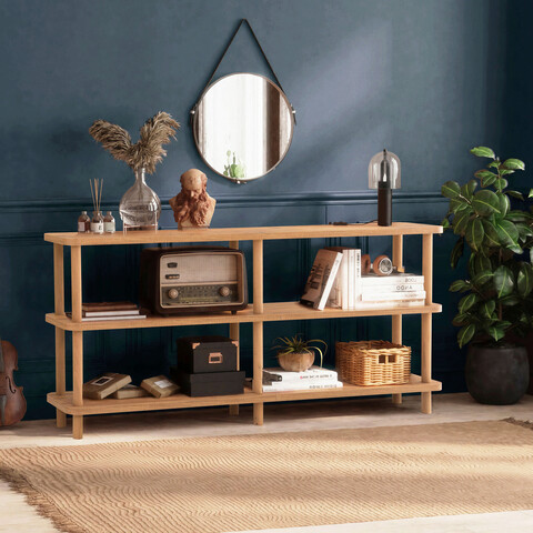 Corp biblioteca, dora, raca , 150x74.9x35 cm, maro