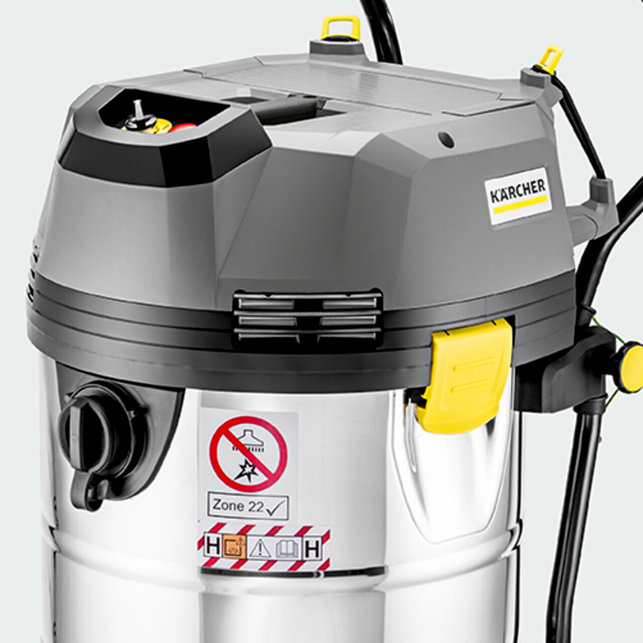 Aspirator umed-uscat profesional NT 75/1 Me Ec H Z22, Karcher, gri — imaginea 7
