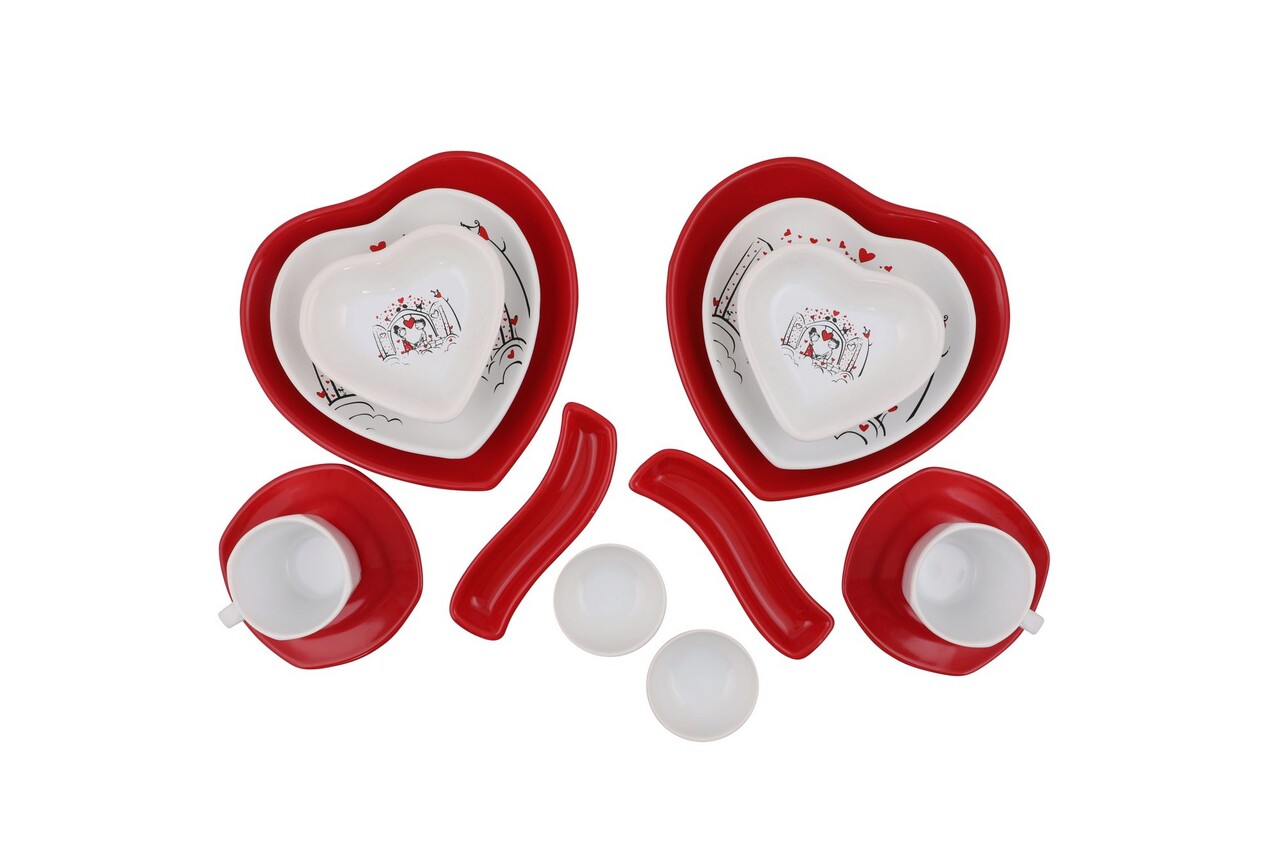 Set de mic dejun, Keramika, 275KRM1613, Ceramica, Multicolor - 2 | YEO