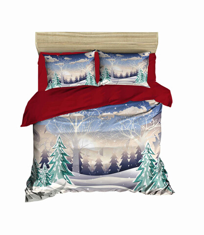 Lenjerie de pat dubla 3 piese, 467, Pearl Home, Bumbac 467