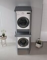 Dulap masina de spalat, Hanah Home, Neve 70, Antracit mat