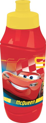 Recipient apa cars, disney, 350 ml, plastic, rosu