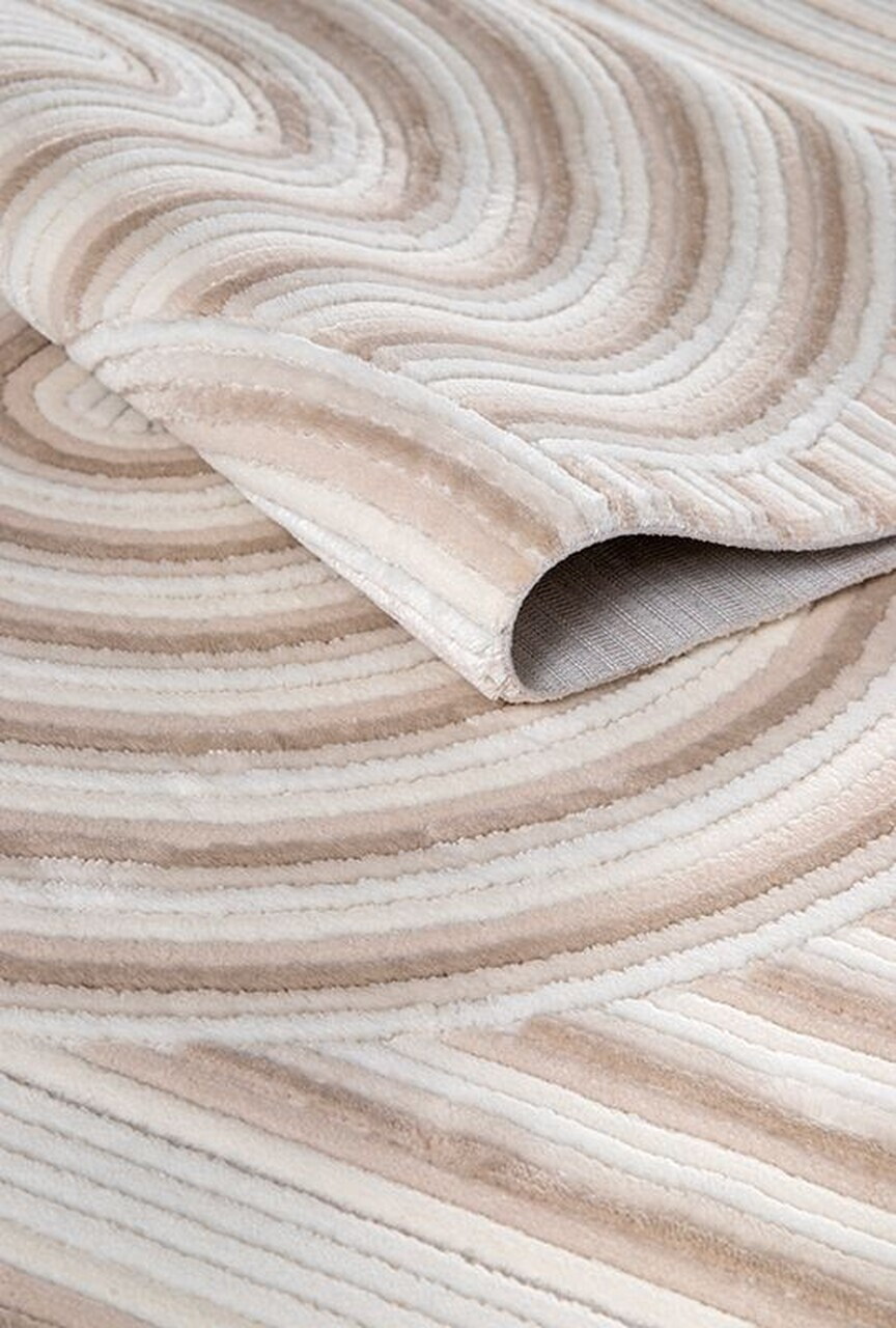 Covor, Boyut By001, 160x300 cm, Crem/Maro — imaginea 2