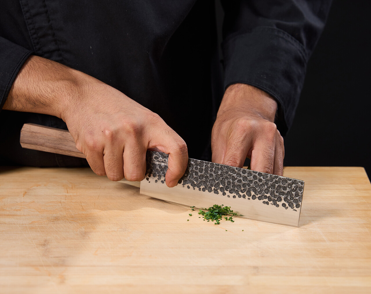 Cutit Nakiri, Samurai Gourmet by Rikito Watanabe si Cooking by Heinner, 18 cm, inox/lemn, maro - imagine 3