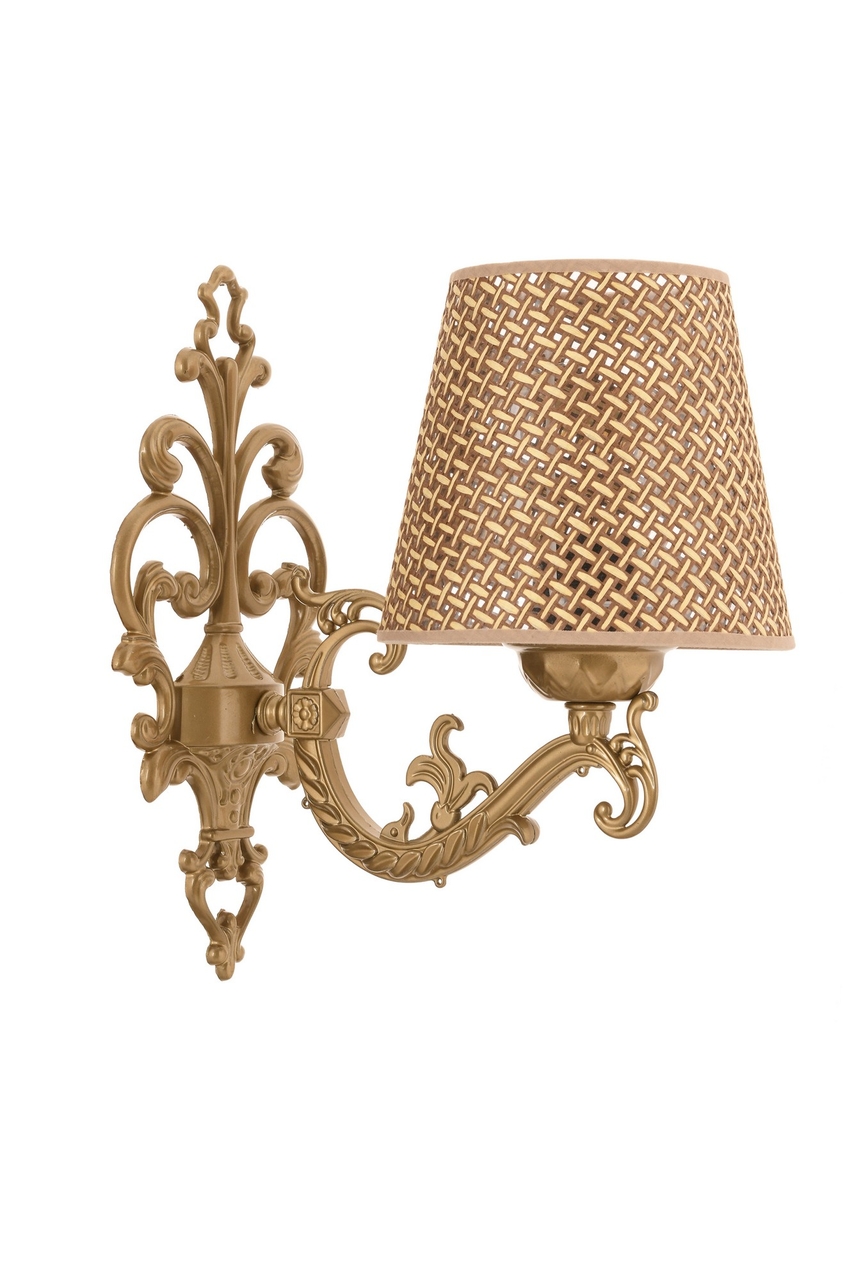 Aplica de perete, Opviq, 390FLH2338, Natural / Aur - view 2