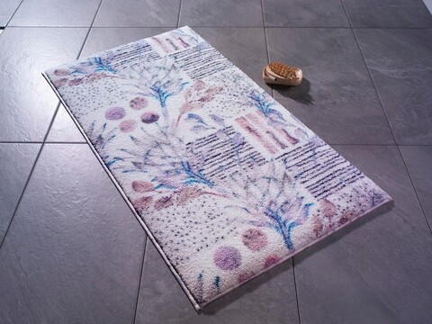 Covoras de baie Artıchoke Flower, Confetti, 57×100 cm, multicolor Covoare