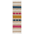 Covor Medina Jute Natural/Multi, Flair Rugs, 60x230 cm, iuta/lana, multicolor