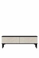 Comoda TV, Hanah Home, Didema 120, 120x40.5x30 cm, Antracit / Travertin