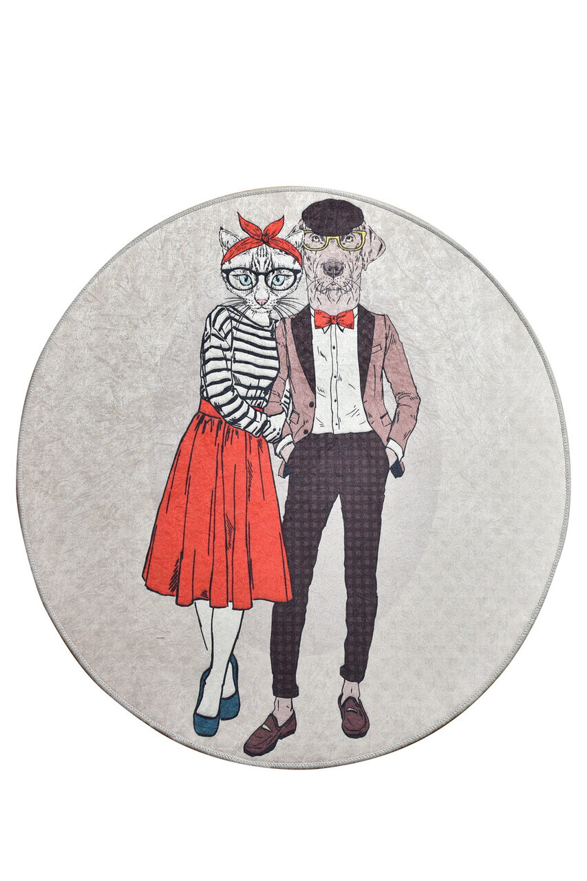 Covor, Best Couple, Multicolor - Imagine 3