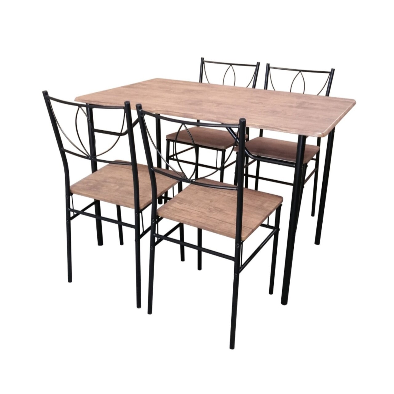 Set dining/bucatarie Bedora Noma, masa cu 4 scaune, 110x70x75 cm