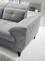 Coltar extensibil stanga 5 locuri ELTAP, LT-04REL, Inferne, 297x210x107 cm, lemn/poliester, gri