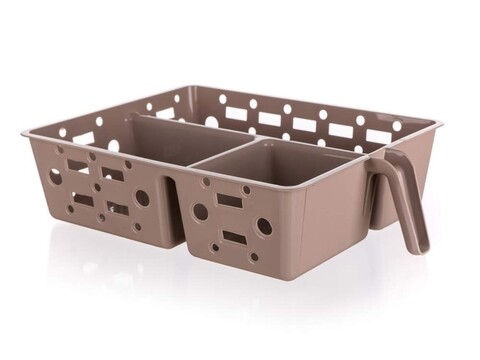 Organizator pentru frigider, Culinaria, Banquet, 30.5x23x8 cm, maro