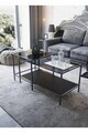 Set masute de cafea, Hanah Home, Perla, Negru / Fume