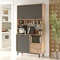 Dulap multifunctional, Locelso, RE7-SA, Stejar / Antracit