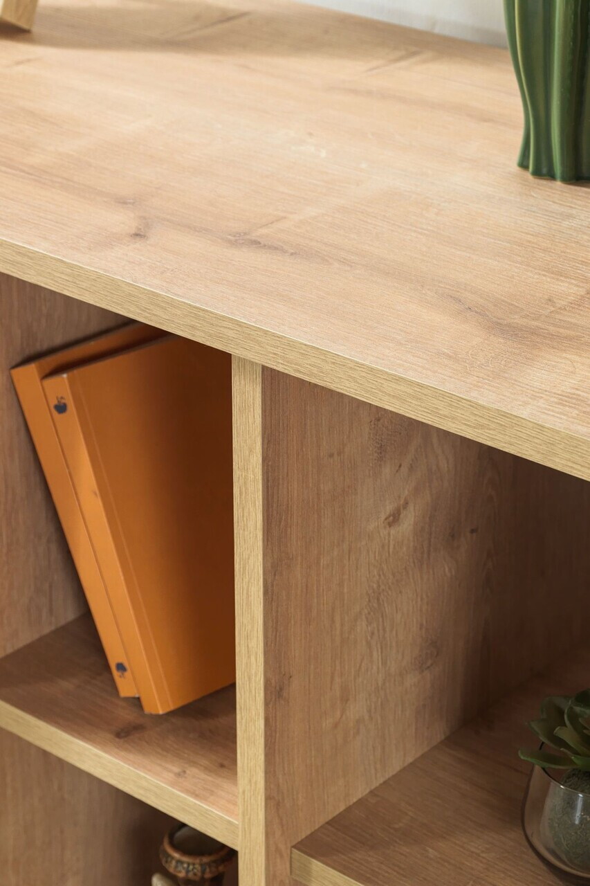 Consola, Hanah Home, Şile 4108, 100x83x44 cm, PAL, Maro — imaginea 6