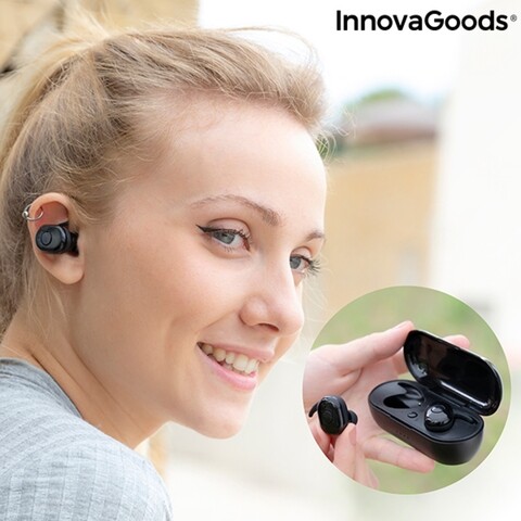 Casti wireless cu incarcare magnetica eBeats InnovaGoods