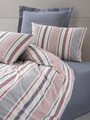 Lenjerie de pat dubla (DE), 3 piese, Duo - Dark Blue, Cotton Box, 50% bumbac / 50% poliester