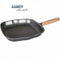 Tigaie grill Cooking by Heinner, 28 x 4.5 cm,  aluminiu turnat, negru