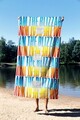 Prosop de plaja, Astacura, Heat Blizzard 70, 70x130 cm, 70% poliester/30% poliamida, Multicolor