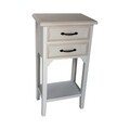Masuta inalta Brianna, Creaciones Meng, 37x26.5x69.5 cm, MDF