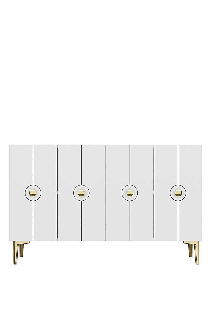 Consola, Hanah Home, Enlem 120, 120x75x32 cm, Alb — imaginea 5